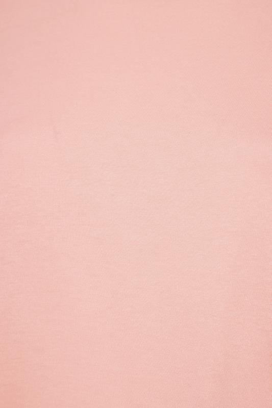 Curve Light Pink Short Sleeve T-Shirt_S.jpg