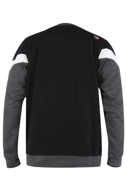 D555 Grey Colour Block Sweatshirt_BK.jpg