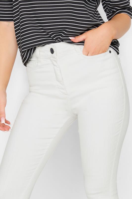 Petite White Skinny Jeans | PixieGirl  3