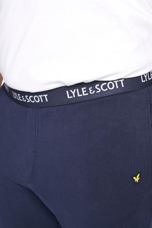 LYLE & SCOTT Big & Tall Navy Blue Lounge Pants 3