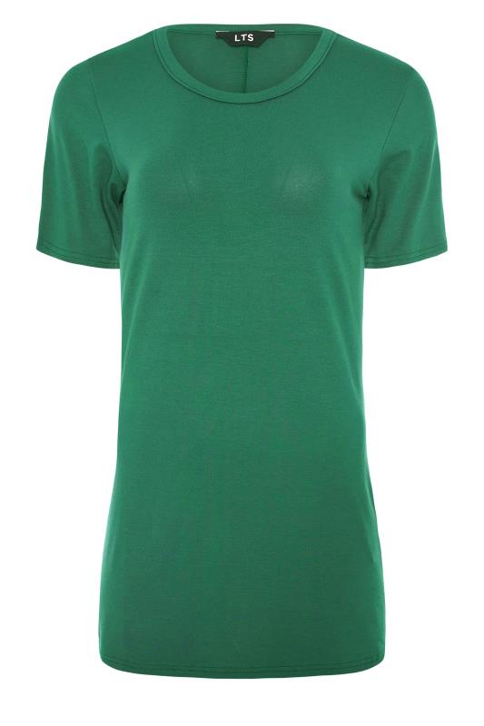 LTS Tall Emerald Green Scoop Neck T-Shirt 5