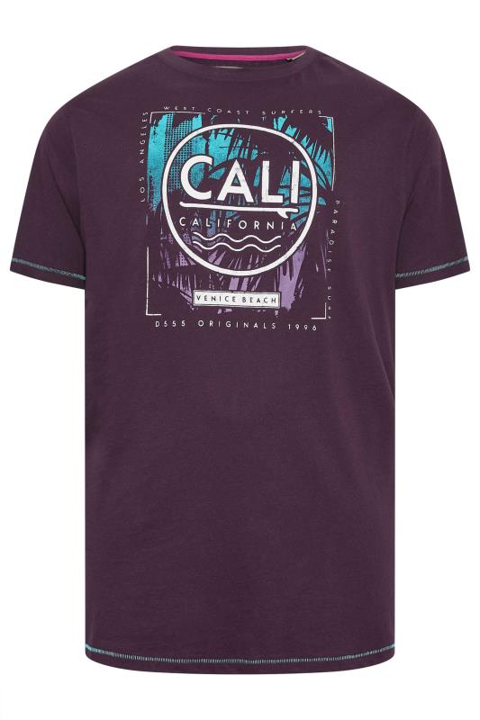 D555 Big & Tall Purple Surf T-Shirt | BadRhino 2