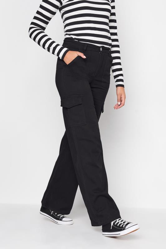 Tall  LTS Tall Black Utility Cargo Trousers