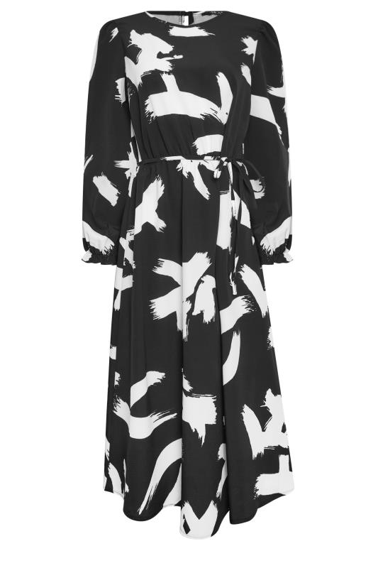 M&Co Black Abstract Print Smock Dress | M&Co 7