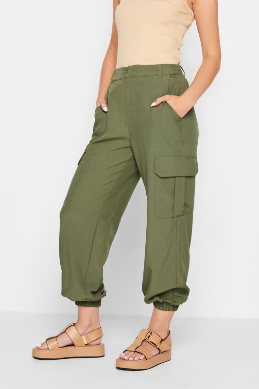 Petite  PixieGirl Khaki Green Cargo Trousers