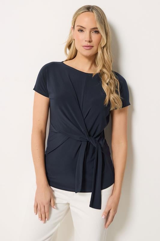  LTS Tall top azul marino con detalle de lazo 