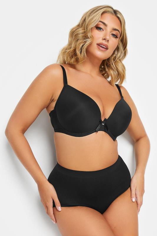 Cacique Plus Size Fishnet one piece swim suit with built-in bra, Women's,  Size: 18, Black