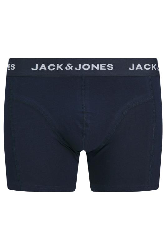 JACK & JONES Big & Tall 3 PACK Navy & Camo Print Trunks | BadRhino 6