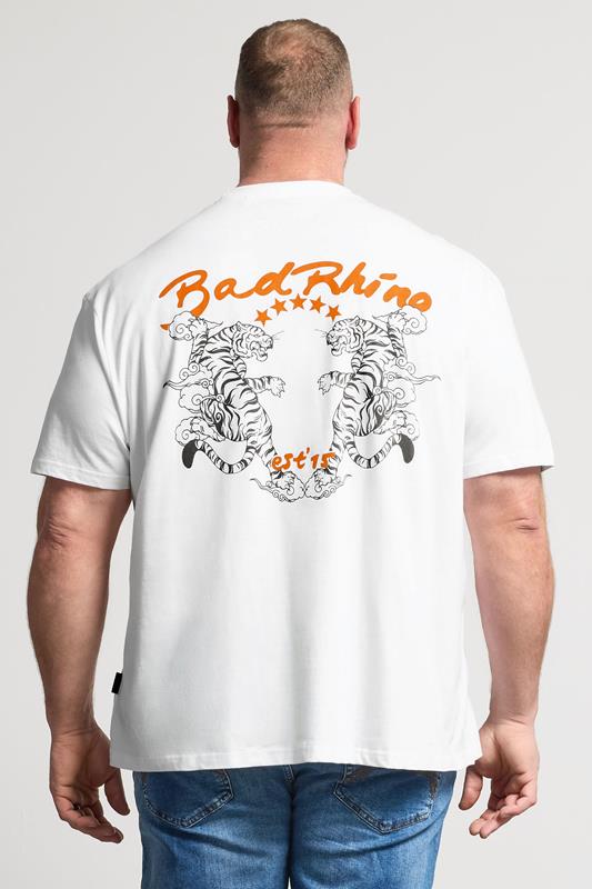BadRhino Big & Tall White Tiger Graphic T-Shirt | BadRhino 4