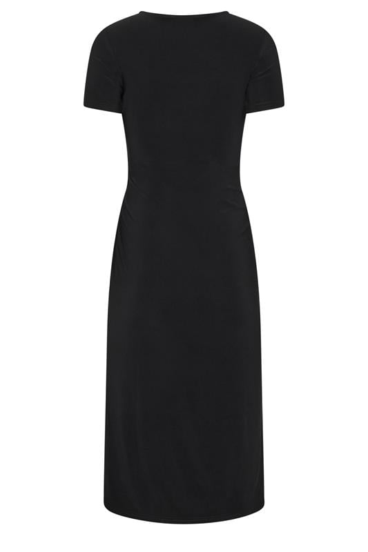 M&Co Petite Black Twist Front Maxi Dress | M&Co 6