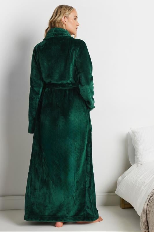 LTS Tall Emerald Green Super Luxe Maxi Dressing Gown | Long Tall Sally 3