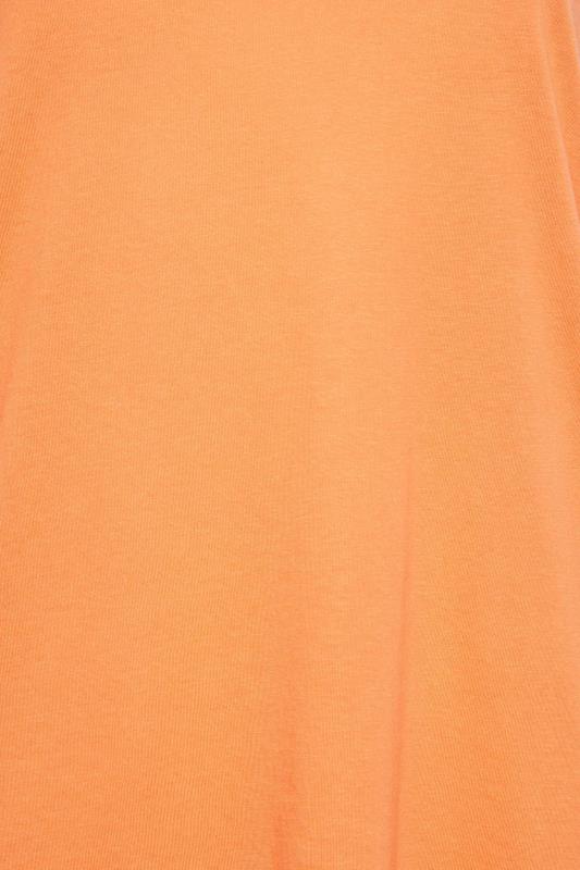 YOURS Curve Plus Size Orange Basic Vest Top | Yours Clothing  4