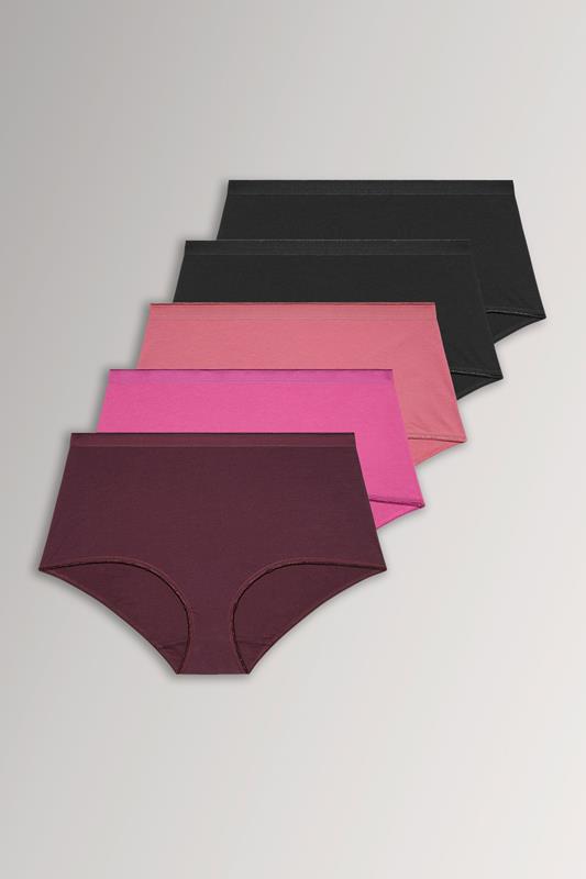  YOURS 5 PACK Curve Paarse Volledige Slips