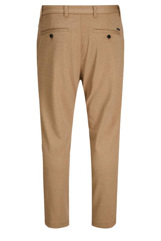 JACK & JONES Big & Tall Cooper Brown Chino Trousers | BadRhino 3