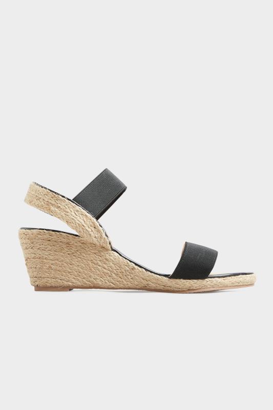 Black Espadrille Wedge Sandals In Wide E Fit_A.jpg
