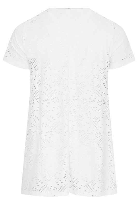 Curve White Broderie Anglaise Swing Top 7