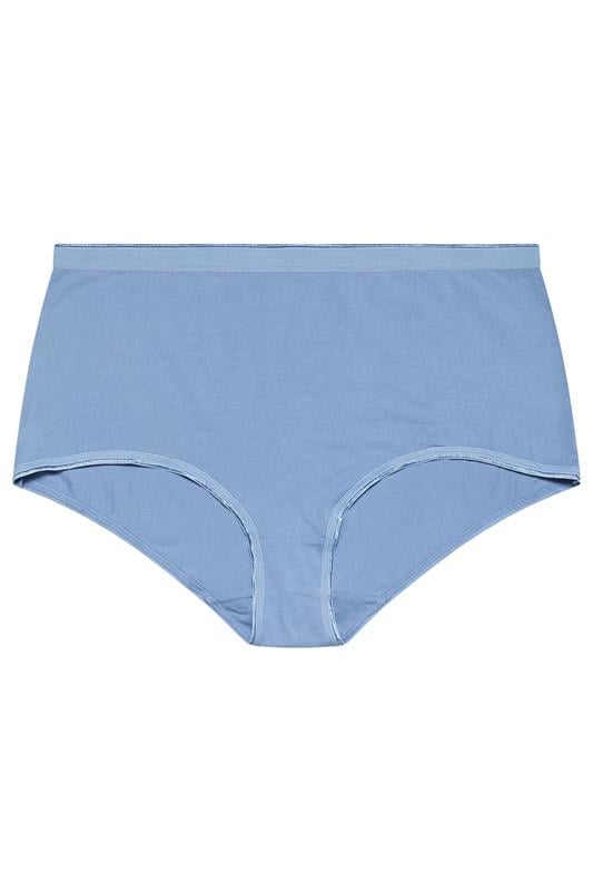 YOURSET 5 PACK Plus Size Blue Leaf Print Full Briefs | Yours Clothing 9