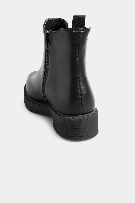 LIMITED COLLECTION Black Faux Leather Chelsea Boots In Extra Wide EEE Fit | Yours Clothing 3