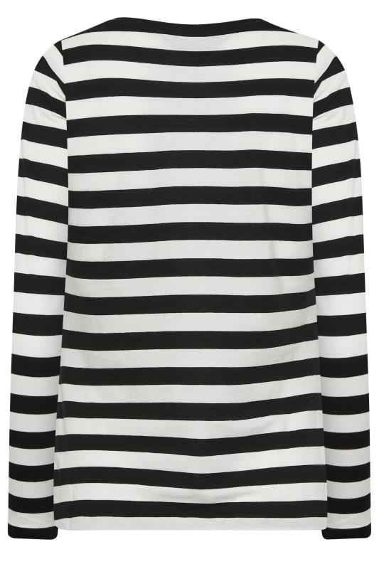 2 PACK Petite Black Stripe Long Sleeve T-Shirt | PixieGirl 10