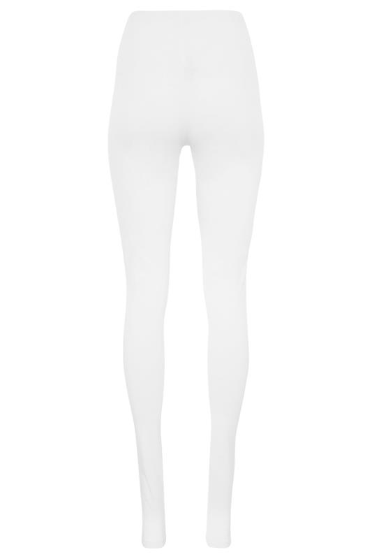 LTS MADE FOR GOOD White Organic Cotton Leggings | Long Tall Sally 5