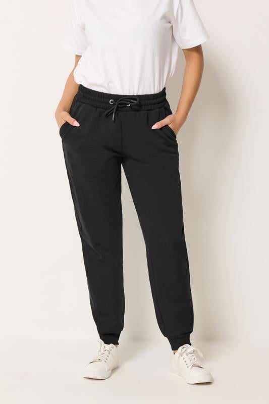 M&Co Petite 2 PACK Black Cuffed Joggers | M&Co 2