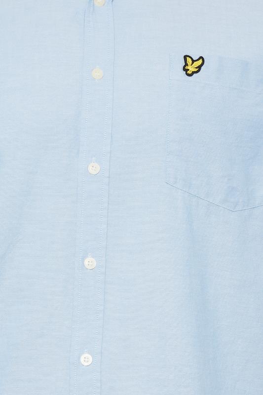 LYLE & SCOTT Big & Tall Blue Short Sleeve Shirt | BadRhino 2