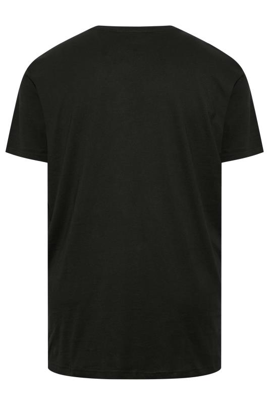 ESPIONAGE Big & Tall Black 'Spark Plug' Graphic Print T-Shirt | BadRhino 4