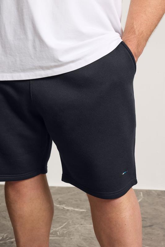 BadRhino Big & Tall Navy Blue Jogger Shorts | BadRhino 4