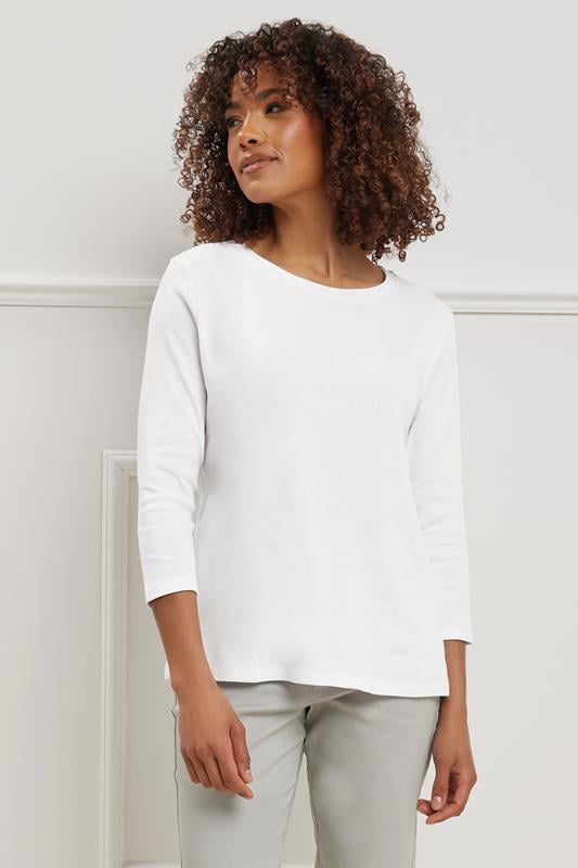 M&Co White Cotton Top | M&Co 1