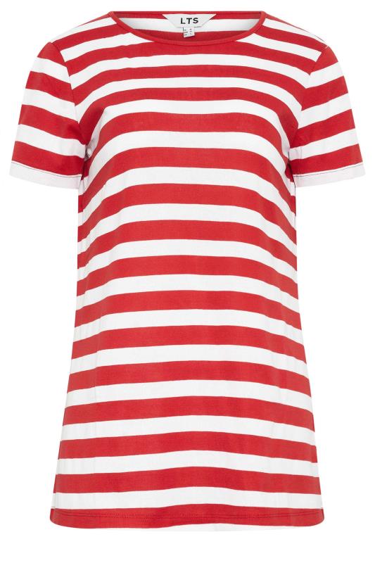 LTS Tall Womens 2 PACK Red & Black Stripe Short Sleeve T-Shirts | Long Tall Sally 8