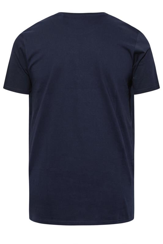 BadRhino Navy Blue 'Big Pud' Christmas T-Shirt | BadRhino 4