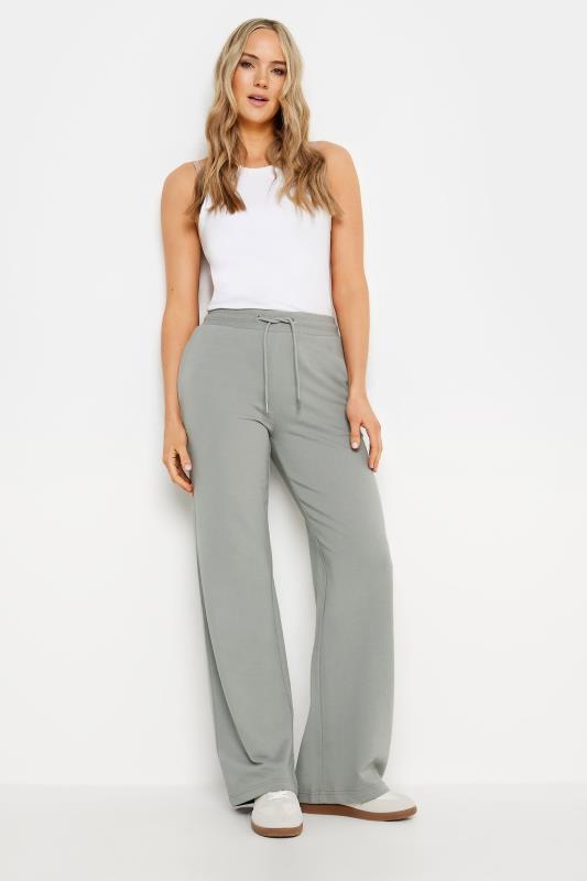  Grande Taille LTS Tall Light Grey Wide Leg Joggers