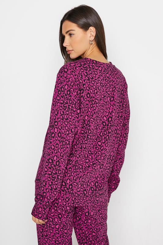 LTS Tall Pink Animal Print Sweatshirt 3
