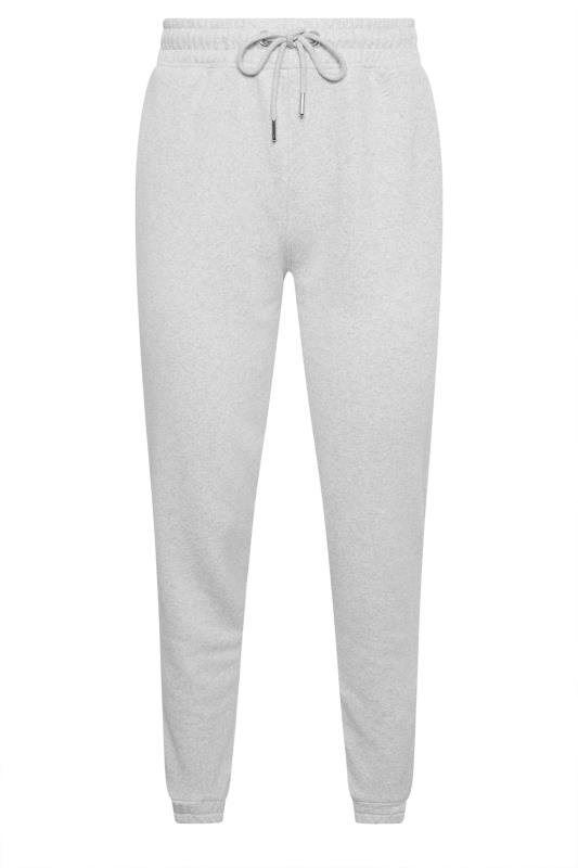 YOURS Plus Size Light Grey Elasticated Joggers | Yours Clothing 5