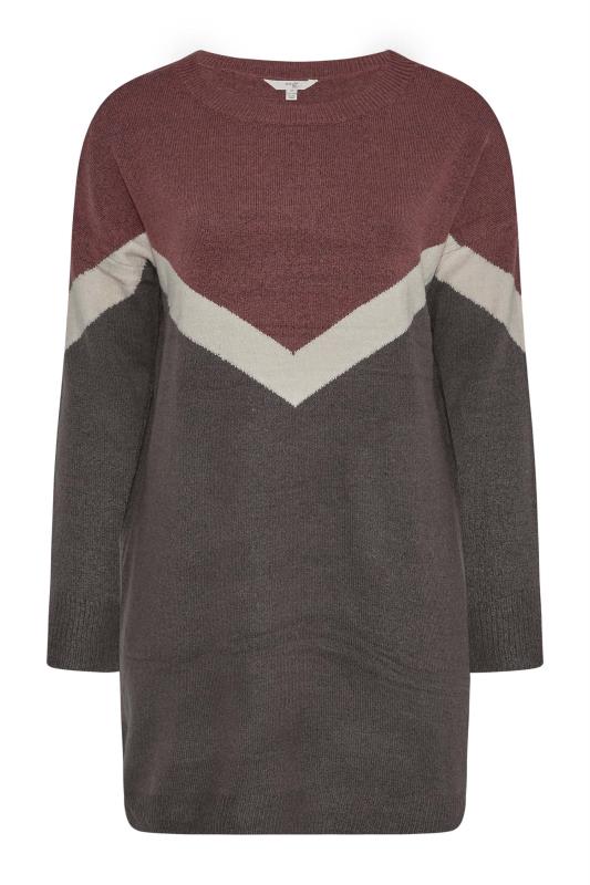 YOURS FOR GOOD Plus Size Grey Oversized Recycled Jumper | Yours Clothing 6