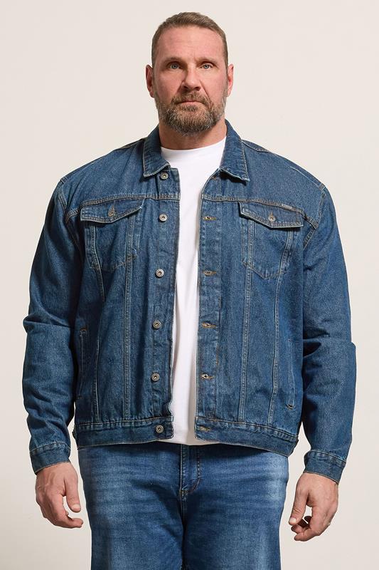 D555 Big & Tall Blue Denim Jacket