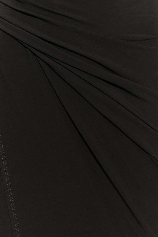 LTS Tall Women's Black Long Sleeve Wrap Dress | Long Tall Sally 4