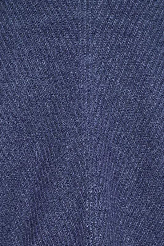 M&Co Navy Blue V-Neck Knitted Jumper | M&Co 6