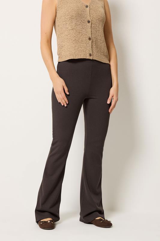 LTS Tall Women's Chocolate Brown Flared Trousers | Long Tall Sally 2