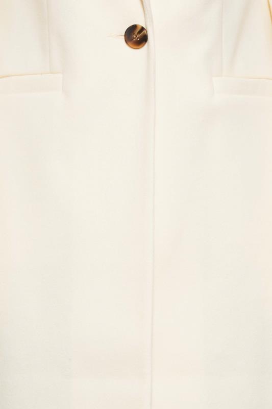 LTS Tall Women's Ivory White Midi Formal Coat | Long Tall Sally 5