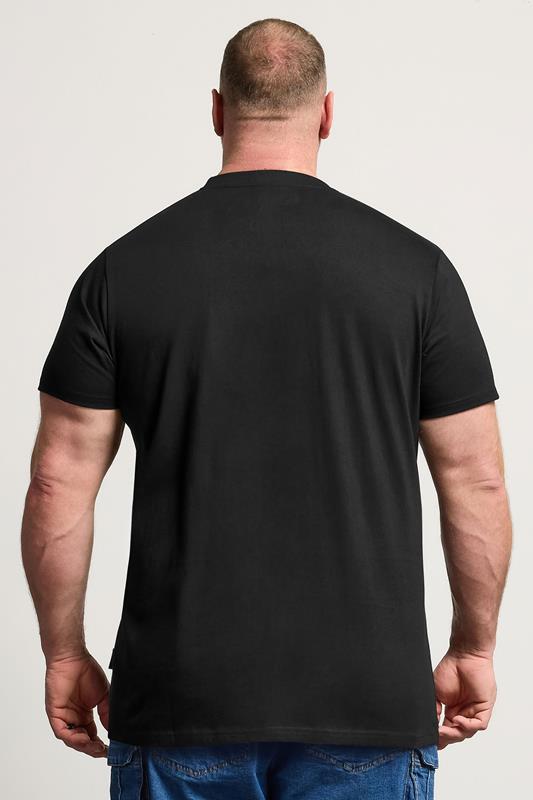 BadRhino Big & Tall Black Extra Long Skull Headphones Graphic T-Shirt | BadRhino 2