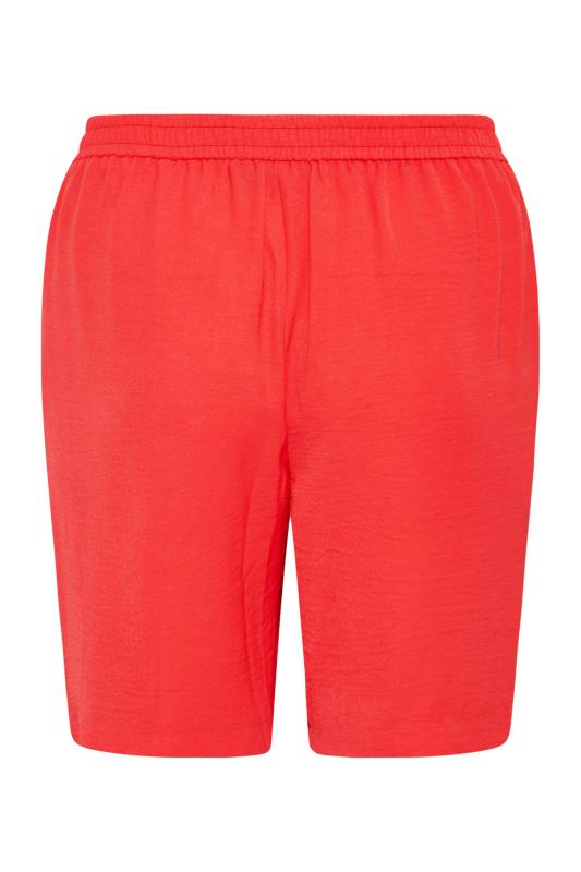 Curve Red Lightweight Twill Shorts 5