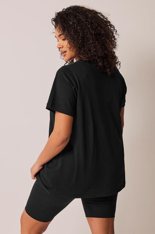 EVANS Plus Size Black Essential T-Shirt | Evans 4