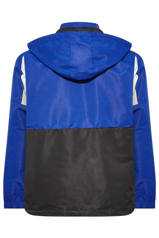 LUKE 1977 Big & Tall Blue Hooded Jacket | BadRhino 5