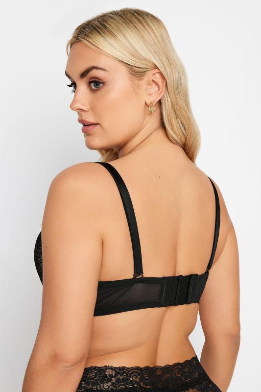 YOURS Curve Plus Size 3 PACK Black & White Bra Extenders | Yours Clothing  3