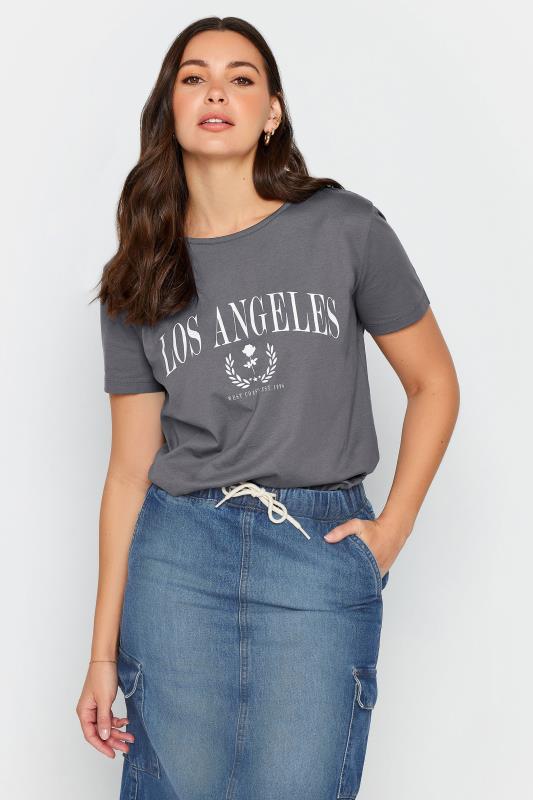  LTS Tall Light Grey 'Los Angeles' T-Shirt