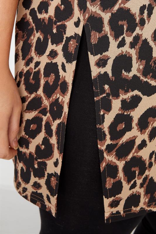 oversized leopard print t shirt