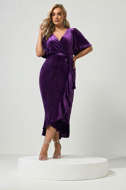 plus size evening dress Off-the-Shoulder Plus-Size Long Prom Eggplant / 24 Gowns Godets allow the SCHOOL GIRL Color:Lavender Flower Long Sleeve Maxi Dresses