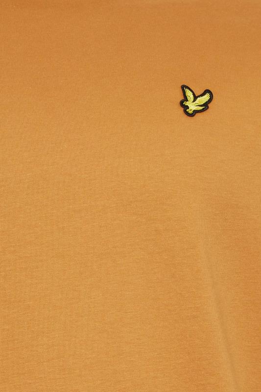 LYLE & SCOTT Big & Tall Orange Crew Neck T-Shirt | BadRhino 2