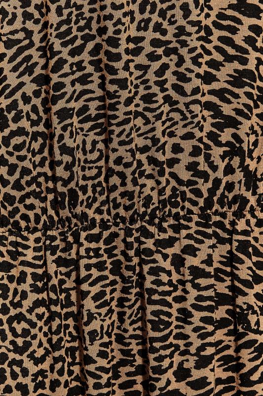 LTS Tall Brown Leopard Print Pocket Midaxi Dress 6